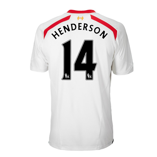 2013-14 Liverpool Away Shirt (Henderson 14) - Kids