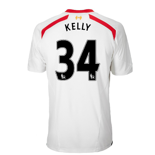2013-14 Liverpool Away Shirt (Kelly 34) - Kids
