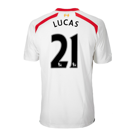 2013-14 Liverpool Away Shirt (Lucas 21) - Kids