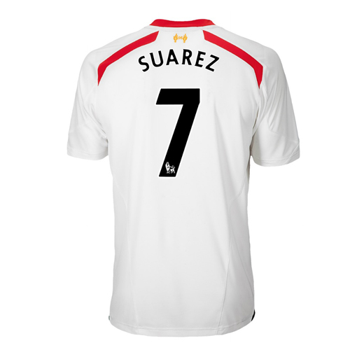 2013-14 Liverpool Away Shirt (Suarez 7) - Kids