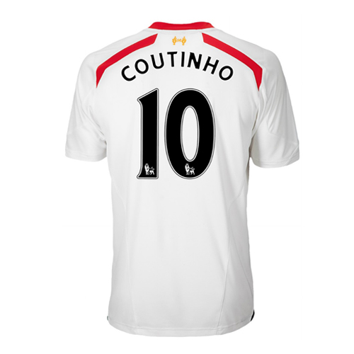 2013-14 Liverpool Away Shirt (Coutinho 10) - Kids