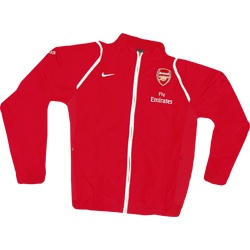 06 07 Arsenal Warmup Jacket red