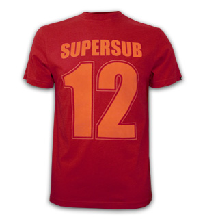 Mens Supersub Basic T // Darkred 100% cotton