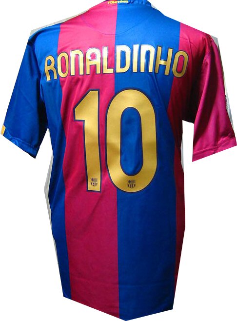 06 07 Barcelona home Ronaldinho 10