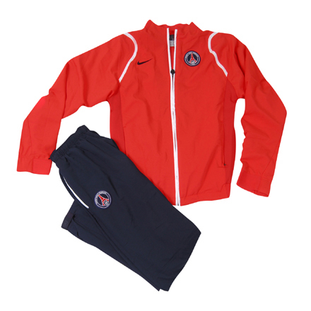 06 07 PSG Woven Tracksuit red