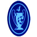 European Cup - 4 time winners patch