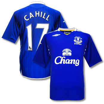 08-09 Everton home (Cahill 17) - £54.99 : Football Shirts, Football Kit and 