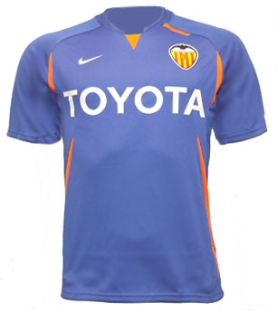 07-08 Valencia Training Jersey (Blue)