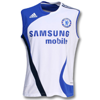 07-08 Chelsea Sleeveless Jersey (White)