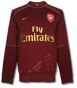 07-08 Arsenal Lightweight Top (maroon)