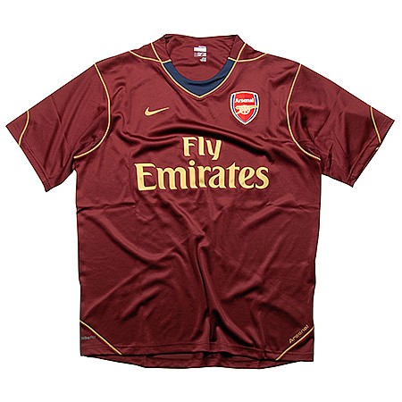 07-08 Arsenal Training Jersey (maroon) - Kids