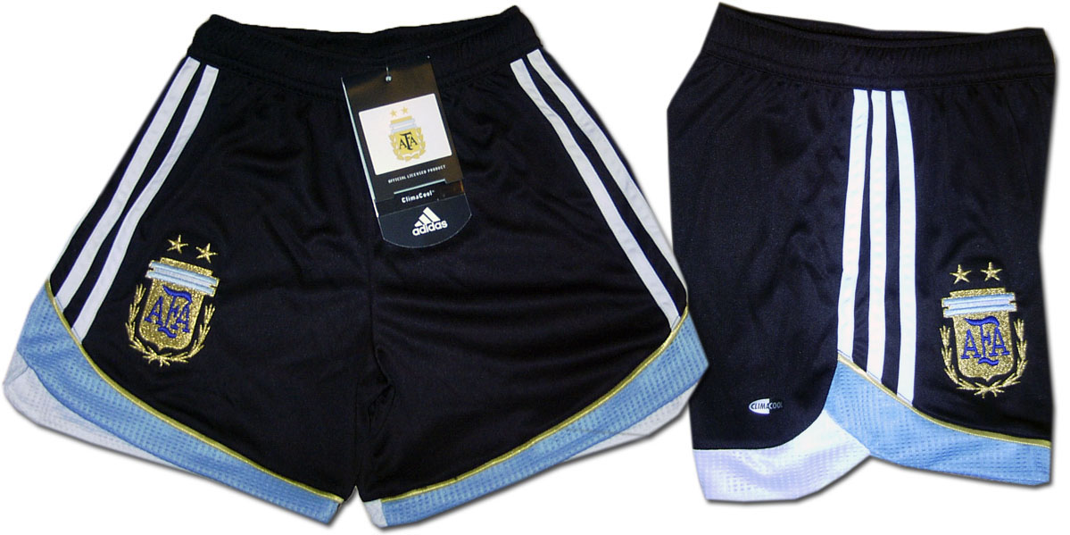 06 07 Argentina home shorts Kids