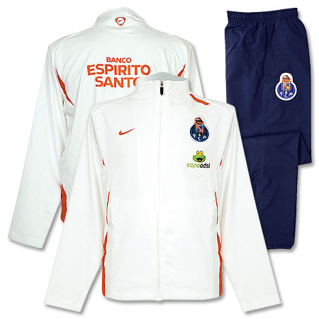 07-08 Porto Woven Tracksuit (White)