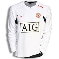 07-08 Man Utd Lightweight Top (white)
