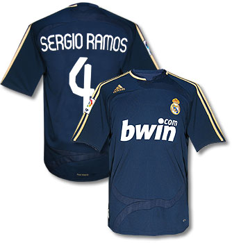 07-08 Real Madrid away (Sergio Ramos 4)