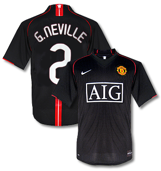 07-08 Man Utd Away (g.neville 2) Cl