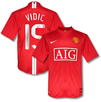 07-08 Man Utd Home (vidic 15) Cl
