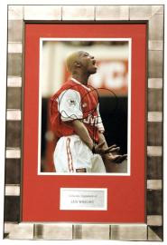 Ian Wright Arsenal signed 10X8 photo