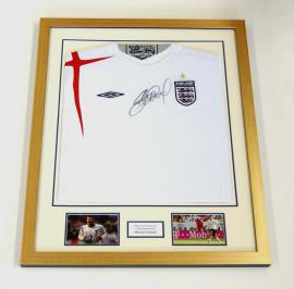 Steven Gerrard Signed England Home Shirt 05/06 Steven Gerrard Signed England Home Shirt 05/06 Small Image
