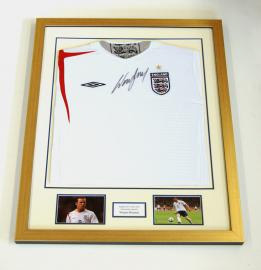 Wayne Rooney Signed England Home Shirt 05/06 Wayne Rooney Signed England Home Shirt 05/06 Small Image