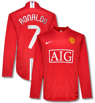 07-09 Man Utd L/S home (Ronaldo 7) CL