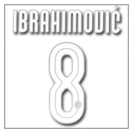 07-08 Inter Milan IBRAHIMOVIC home shirt printing