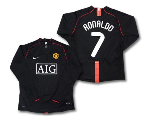 07-08 Man Utd L/S away (Ronaldo 7)