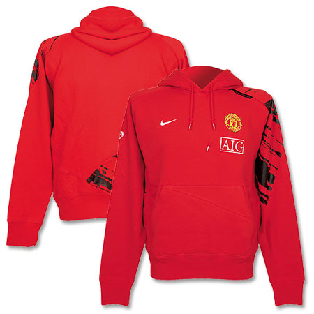 07-08 Man Utd Hooded Top (red)