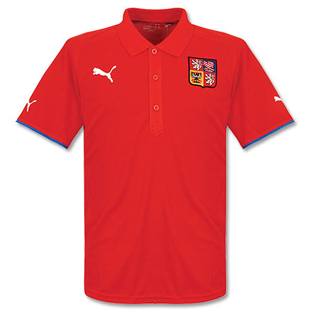 08-09 Czech Republic Polo Shirt (Red)