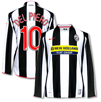 07-08 Juventus L/S home (Del Piero 10)