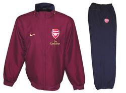07-08 Arsenal Woven Tracksuit (Maroon) - Kids