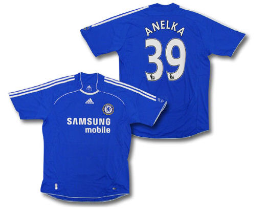 07-08 Chelsea home (with Nicolas Anelka printing)