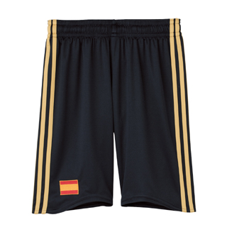 08-09 Spain home shorts - Kids