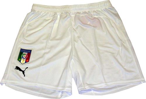 08-09 Italy home shorts (white)