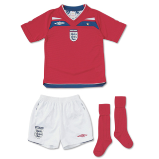 08-09 England away Infant Kit