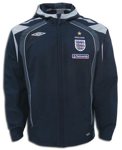 0809 England Training Shower Jacket (navy)