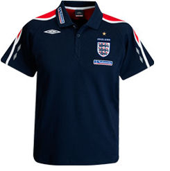 08-09 England Polo shirt (navy)