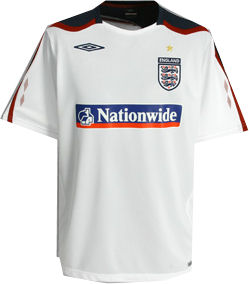 08-09 England Bench Cotton Tee (white) - Kids