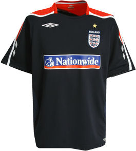 08-09 England Bench Poly Tee (navy)