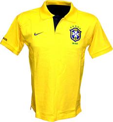 08-09 Brazil Polo shirt (yellow)