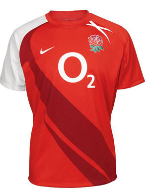 0809 England Rugby away shirt