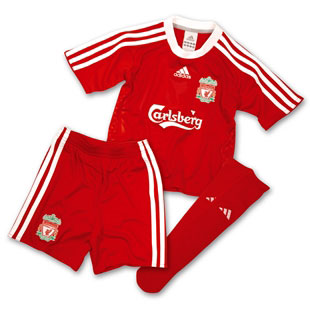 08-09 Liverpool home Mini Kit