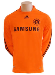 chelsea orange goalkeeper kit