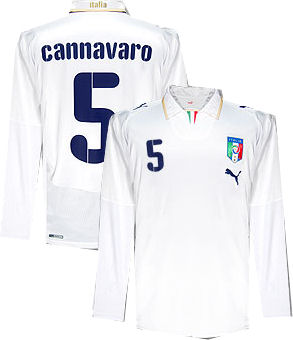 08-09 Italy L/S away (Cannavaro 5)