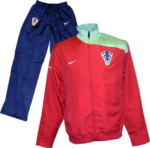 08-09 Croatia Woven Warmup Suit (red)