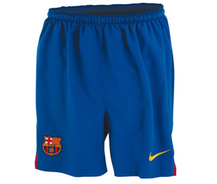 08-09 Barcelona home shorts - Kids