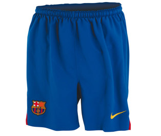 08 09 Barcelona home shorts