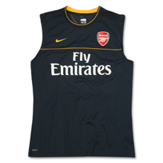 08-09 Arsenal Sleeveless Top (black)