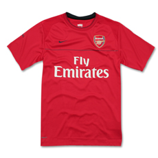 08-09 Arsenal Training Jersey (red)