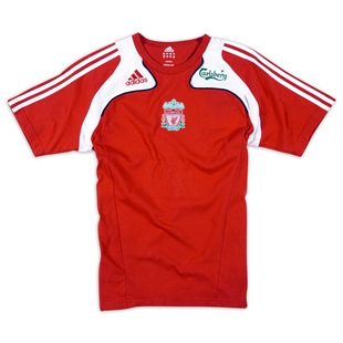 08-09 Liverpool Training Shirt (red)